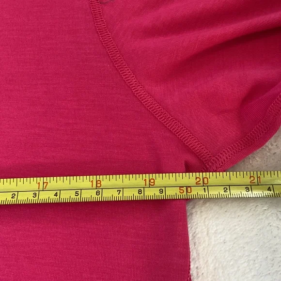 NWT ADIDAS Performance Size L Long Sleeve Slim Fit CLIMALITE Pink Shirt - Picture 8 of 8